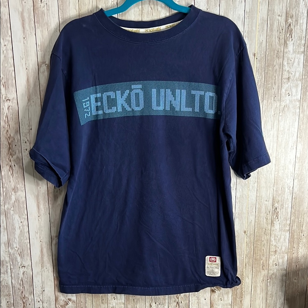 VINTAGE Ecko Unlimited Blue Short Sleeve Tee